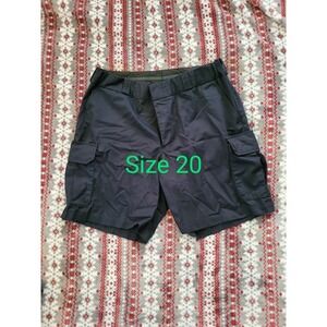 Womens navy Elbeco size 20 first responder shorts